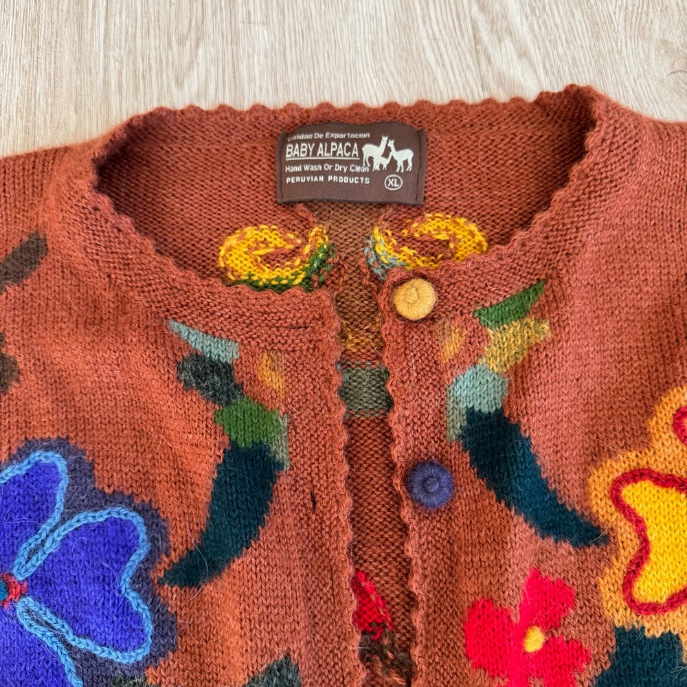 Floral Embroidered Sweater - Multicolor - Picture 3 of 6